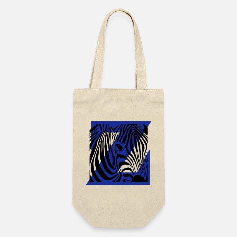 Zebra-Mix - Geschenkbeutel für Flaschen - Natur