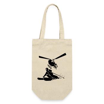 Heliskiing - Gift Bag for Bottles - nature - Front