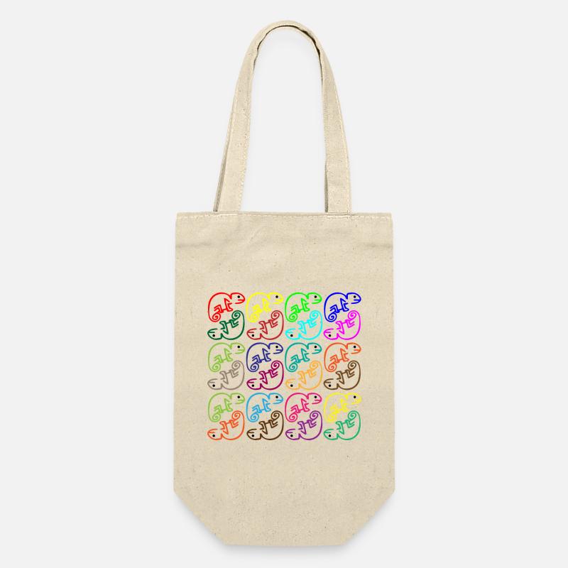 Chameleon hustle and bustle - Gift Bag for Bottles - nature