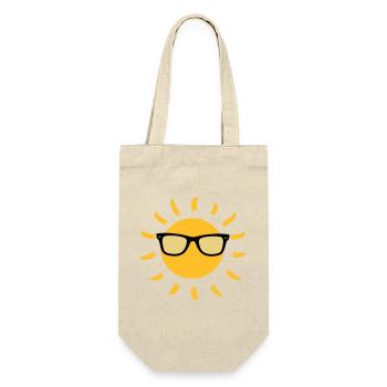 Sommer / Urlaub / Strand / Sonne - Geschenkbeutel für Flaschen - Natur - Vorne