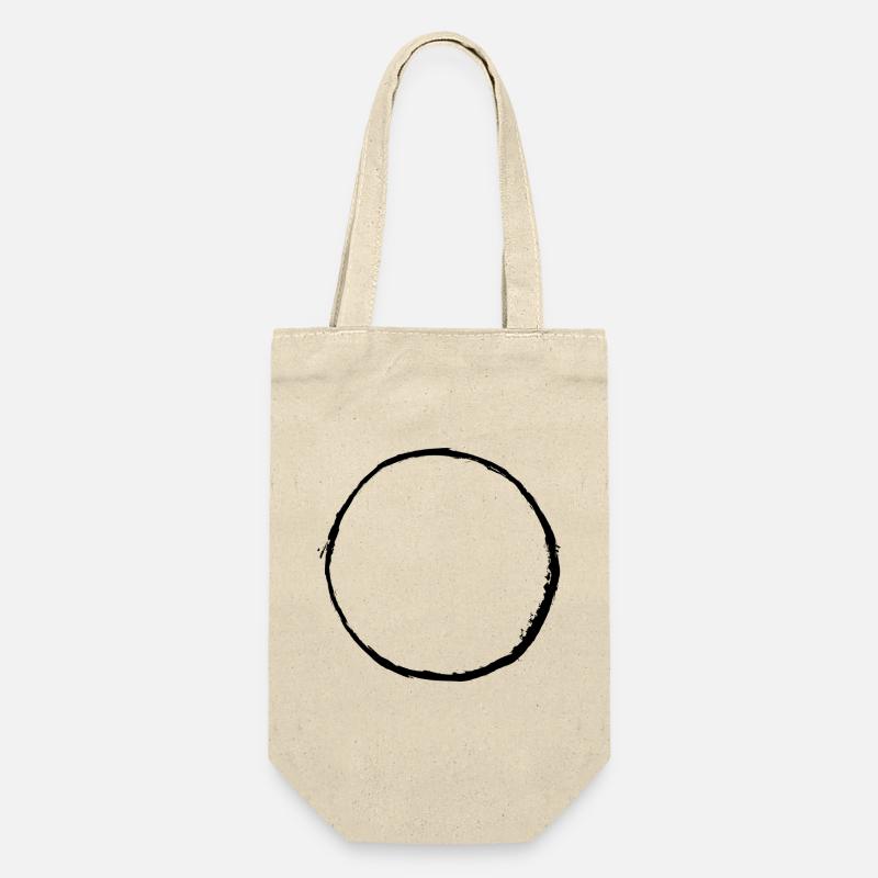 CIRCLE BRUSH - Gift Bag for Bottles - nature