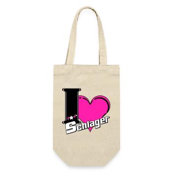 Schlager Party , Schlager Music , Schlager Love - Gift Bag for Bottles - nature - Front