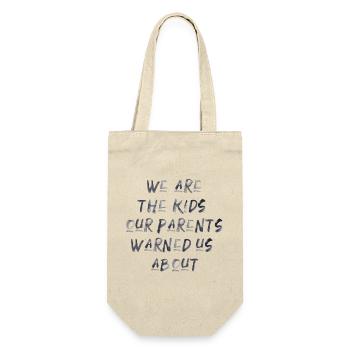 funny saying parents celebrate festival party - Gift Bag for Bottles - nature - Front