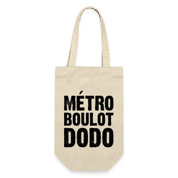 Métro Boulot Dodo - Sac à bouteille - nature - Devant