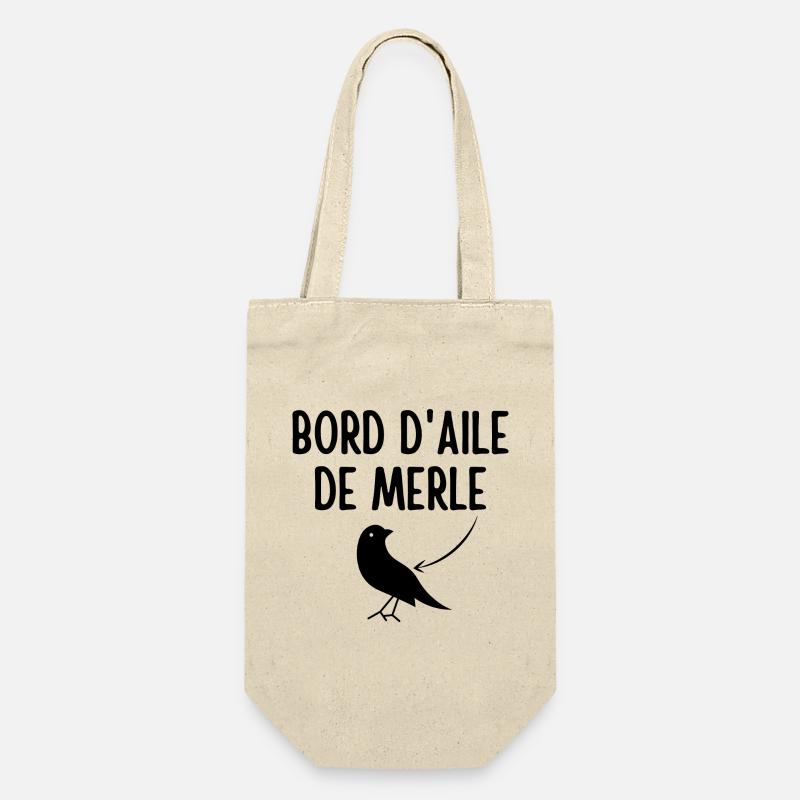merle, bord d aile de merle - Sac à bouteille - nature