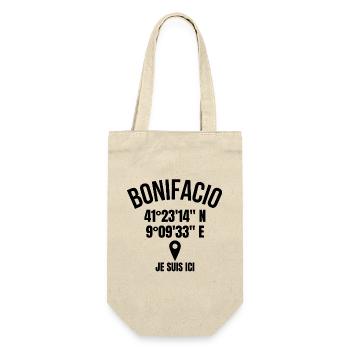 Korsika, Korsischer Humor, Bonifacio, Korsika - Geschenkbeutel für Flaschen - Natur - Vorne