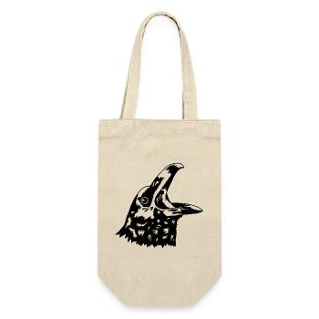 Crow - Gift Bag for Bottles - nature - Front
