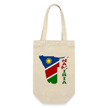 Namibia Map Flag - Gift Bag for Bottles - nature - Front