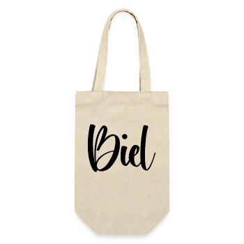 Name - Biel - Gift Bag for Bottles - nature - Front