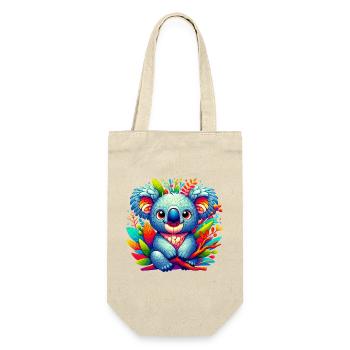 Koala - Geschenkbeutel für Flaschen - Natur - Vorne