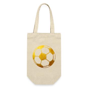 Football - Gold - Gift Bag for Bottles - nature - Front