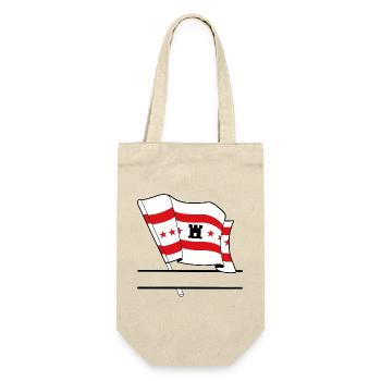 Flag Drenthe text banner - Gift Bag for Bottles - nature - Front