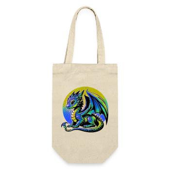 Dragon - Gift Bag for Bottles - nature - Front