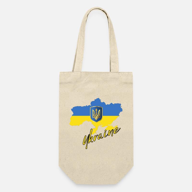 Fierté ukrainienne, drapeau ukrainien - Sac à bouteille - nature