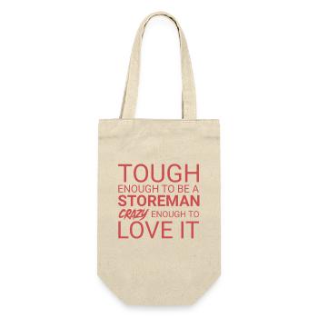 Storeman Crazy - Gift Bag for Bottles - nature - Front
