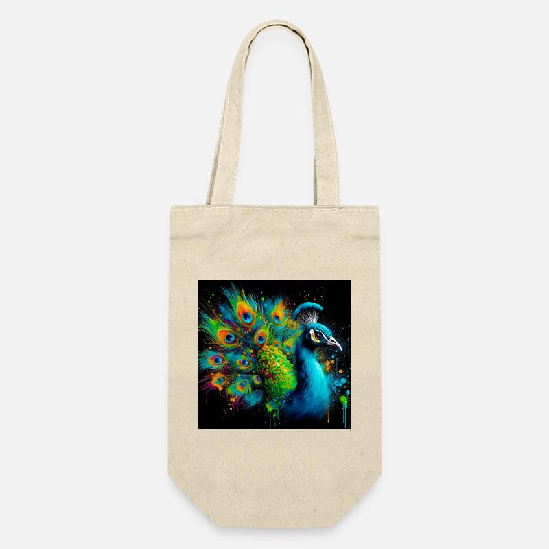 peacock - Gift Bag for Bottles - nature