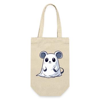 Souris Halloween fantôme - Sac à bouteille - nature - Devant