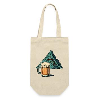 Bierberg Summit Art - Gift Bag for Bottles - nature - Front