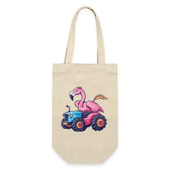 Flamingo Tractor Farmer - Sac à bouteille - nature - Devant