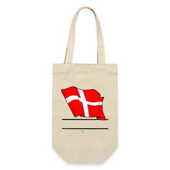 DÄNEMARK – Name Space - Geschenkbeutel für Flaschen - Natur - Vorne