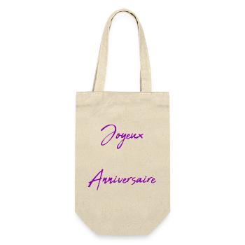 VALENTINE'S DAY. HAPPY BIRTHDAY - Gift Bag for Bottles - nature - Front