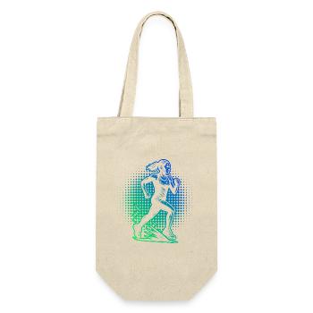 Kompaktes Running Design für Rennen - Geschenkbeutel für Flaschen - Natur - Vorne