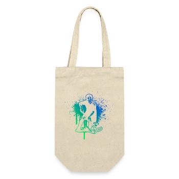 Motif floorball pour de véritables amoureux - Sac à bouteille - nature - Devant