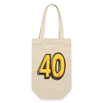 40 Nombre Coloré - Sac à bouteille - nature - Devant