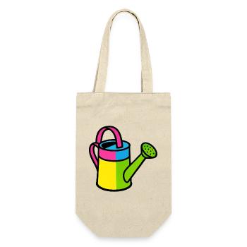 Watering Can Pop Art Colorful Gardening Tool - Gift Bag for Bottles - nature - Front