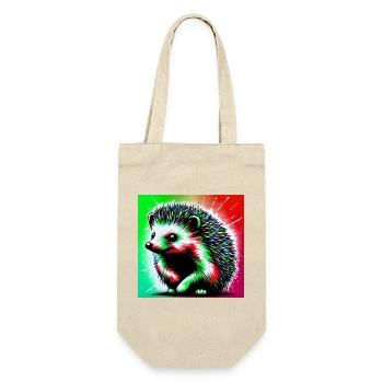 hérisson - Sac à bouteille - nature - Devant