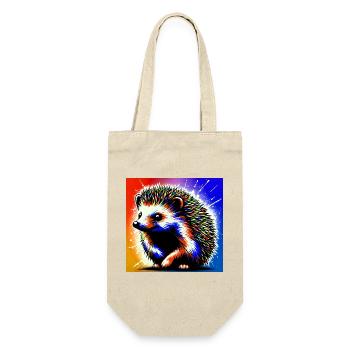 hérisson - Sac à bouteille - nature - Devant