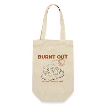 Sourdough Bread Baking Burnt Out Baker Era - Gift Bag for Bottles - nature - Front