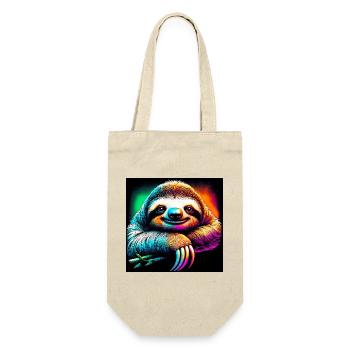 sloth - Gift Bag for Bottles - nature - Front