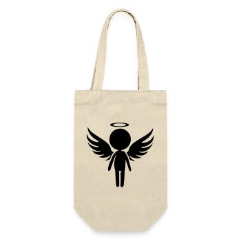 Angel Symbol - Gift Bag for Bottles - nature - Front