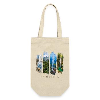 Dominica Vacation Travel – Caribbean Nature & Country - Gift Bag for Bottles - nature - Front
