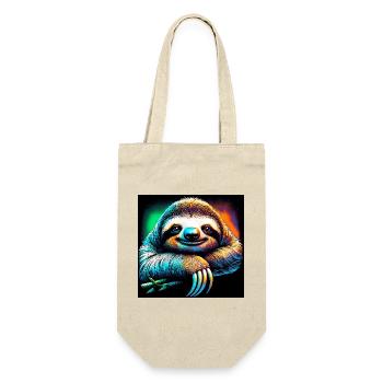 sloth - Gift Bag for Bottles - nature - Front