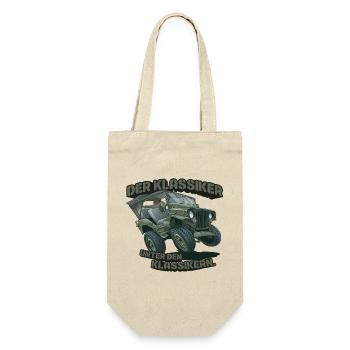 Willys MB – Der Klassiker unter den Klassikern - Geschenkbeutel für Flaschen - Natur - Vorne