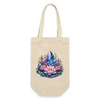 Crystal Lotus Fantasy - Gift Bag for Bottles - nature - Front