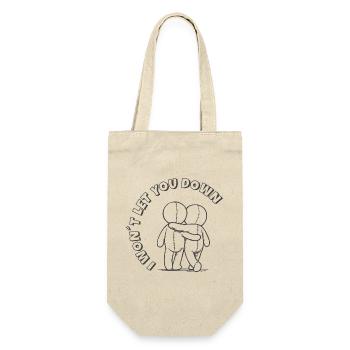 I Will Never Leave You: Supportive Friendship - Gift Bag for Bottles - nature - Front