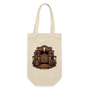 Western Skull Saloon - Gift Bag for Bottles - nature - Front