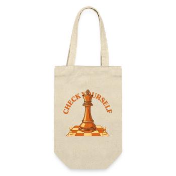 Check Yourself - Gift Bag for Bottles - nature - Front