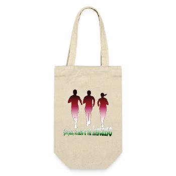 Chi va piano, va sano e va lontano - Geschenkbeutel für Flaschen - Natur - Vorne