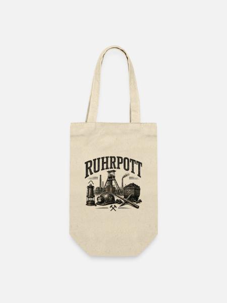 Ruhrpott - Bergbau - Zeche - Kumpel - Zollverein - Geschenkbeutel für Flaschen - Natur