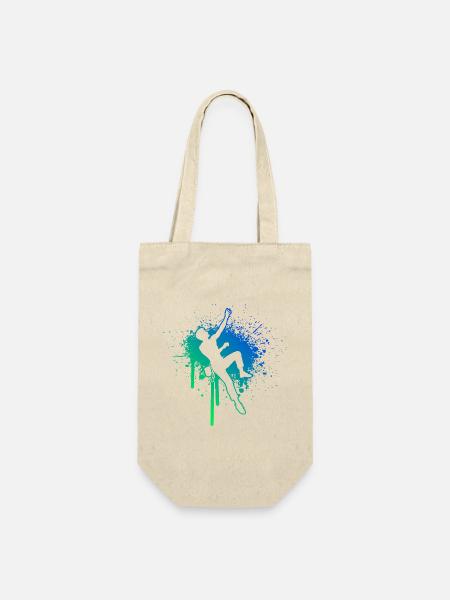 Die Bergsportlerinnen und Climbing passen zusammen - Geschenkbeutel für Flaschen - Natur