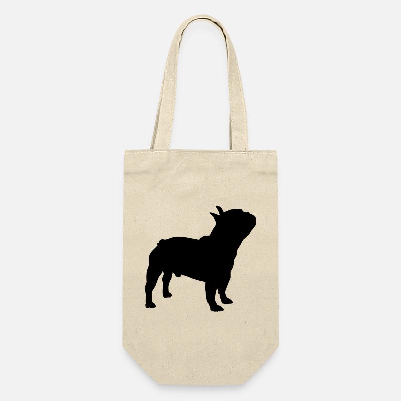 Bouledogue français - Sac à bouteille - nature