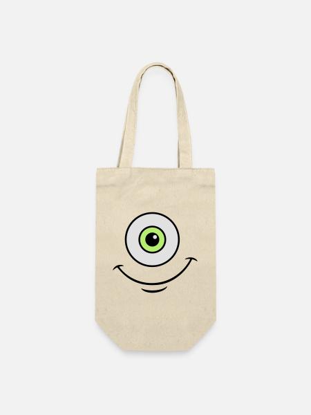 Monster eye - Geschenkbeutel für Flaschen - Natur