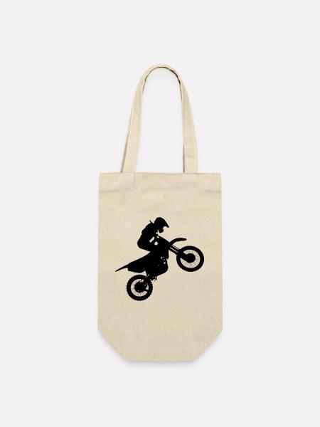 Motocross rider image # - Gift Bag for Bottles - nature