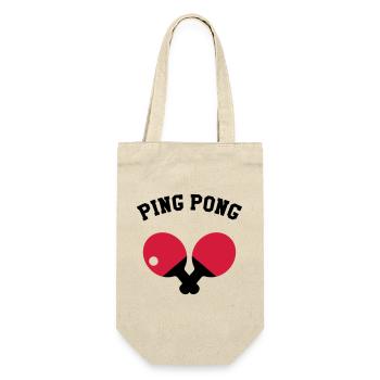 Ping Pong - Gift Bag for Bottles - nature - Front