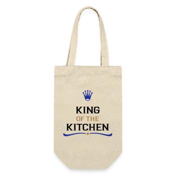 kochen - Geschenkbeutel für Flaschen - Natur - Vorne