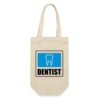 Dentist - Gift Bag for Bottles - nature - Front